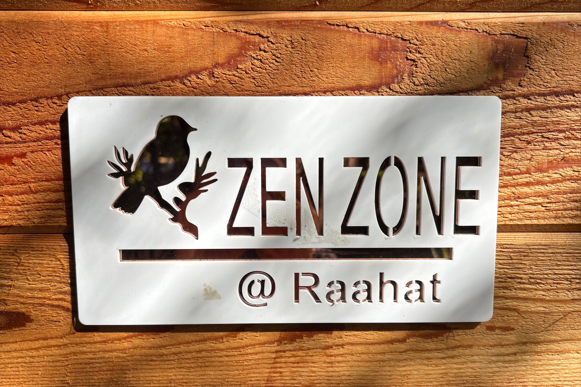 Zen Zone @ Raahat sign